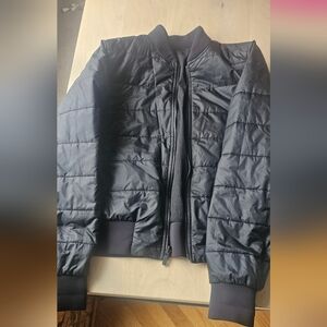 Lululemon Black Reversible Bomber Jacket